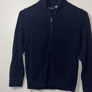 Place Kids Dark Blue Zipper Jacket